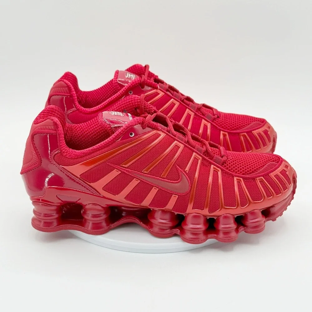 Nike Shox TL Size 10 Womens Gym Red/White IB1087-600, NEW